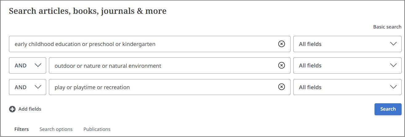 Search articles with synonyms